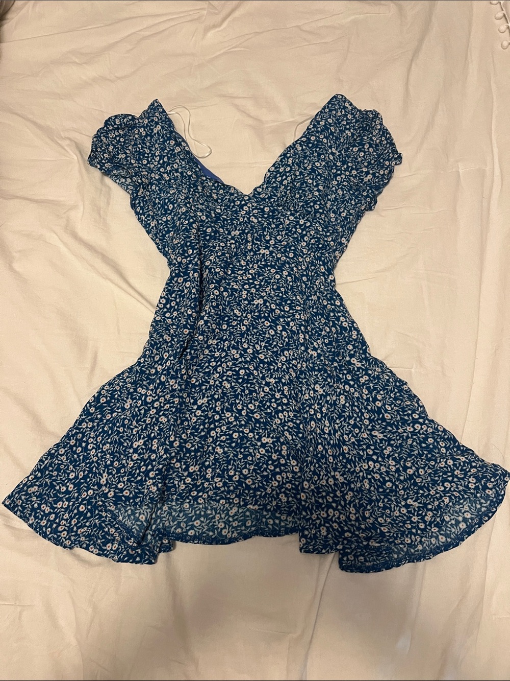 Princess Polly Blue Floral Mini Dress